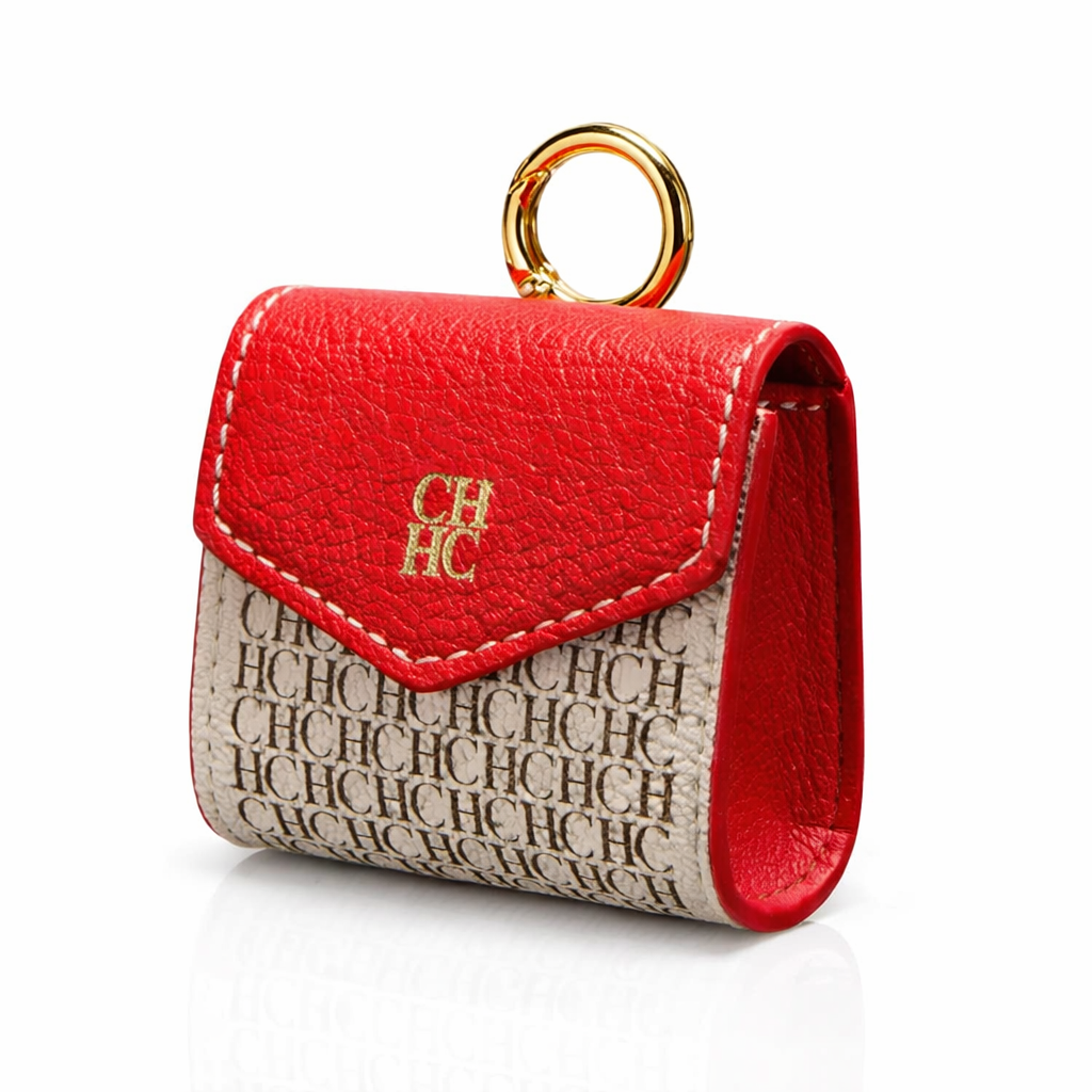 CHCH Luxury Signature Monogram Key Pouch – Mini Wallet Edition