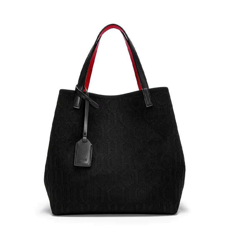CHCH Luxury Knit Tote Bag – Large Capacity Casual Shopper