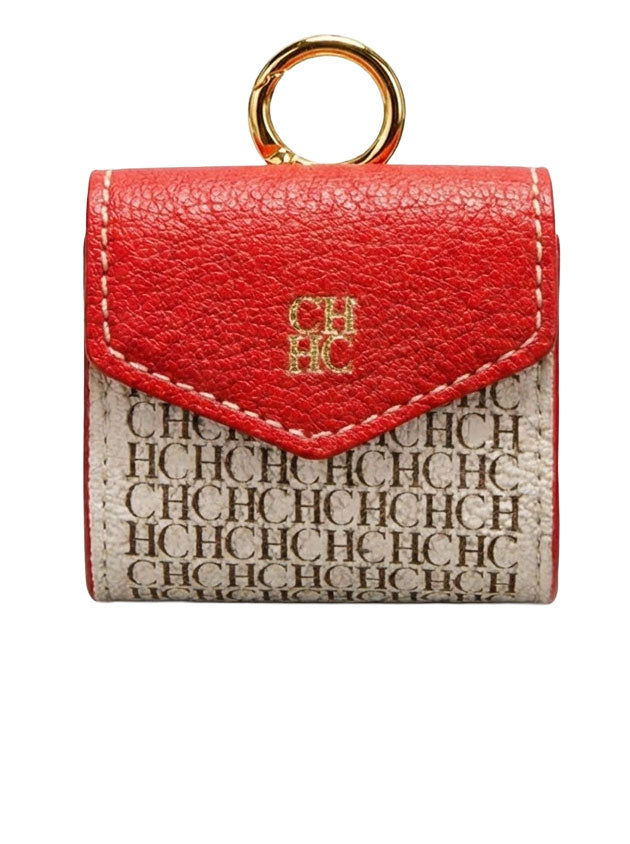 CHCH Luxury Signature Monogram Key Pouch – Mini Wallet Edition