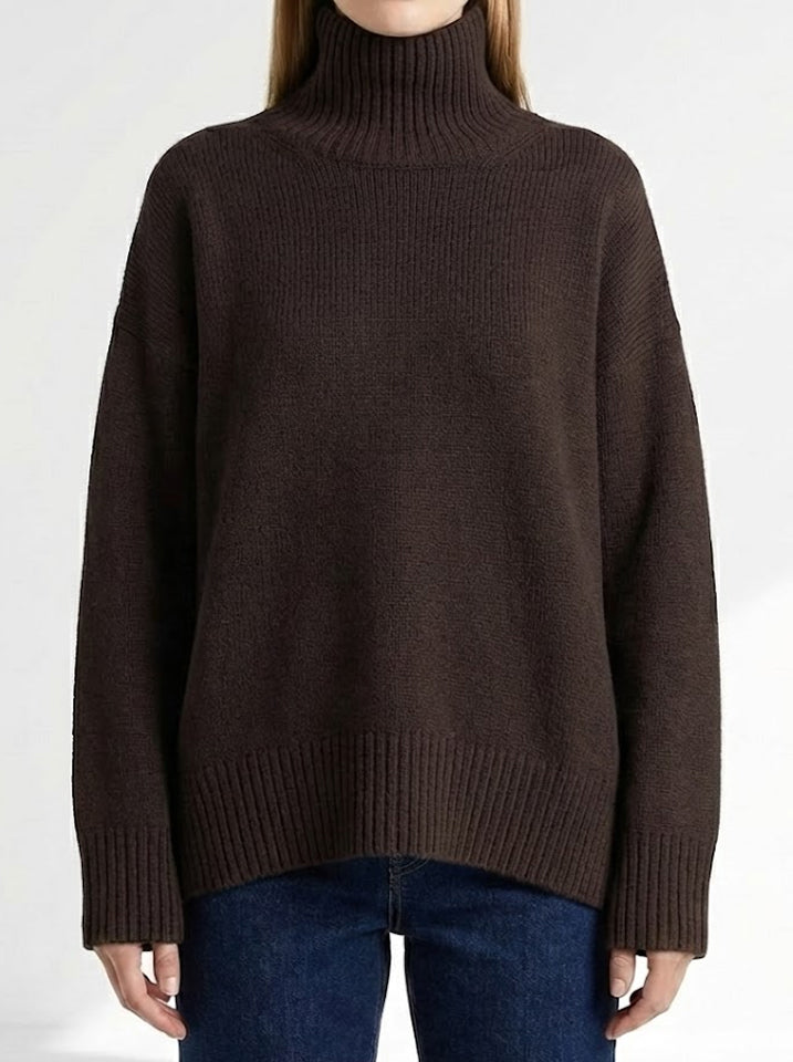 Essential Knit Turtleneck Sweater — Relaxed Fit