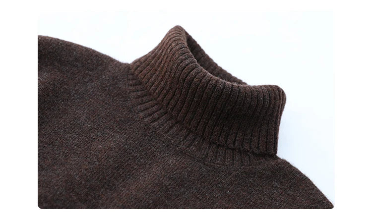 Essential Knit Turtleneck Sweater — Relaxed Fit