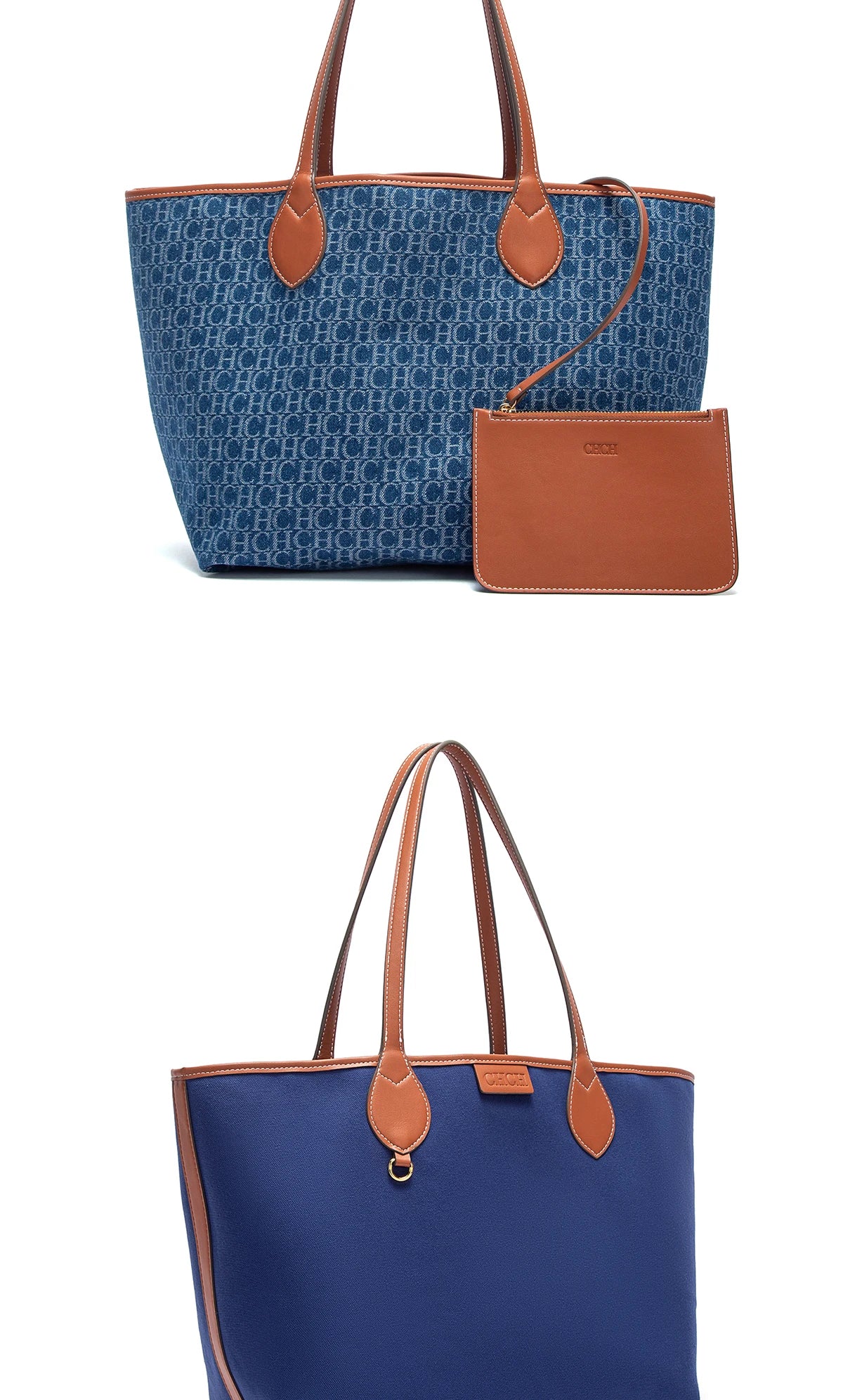 CHCH Luxury Large Capacity Tote Bag – Double-Sided Casual Shopper