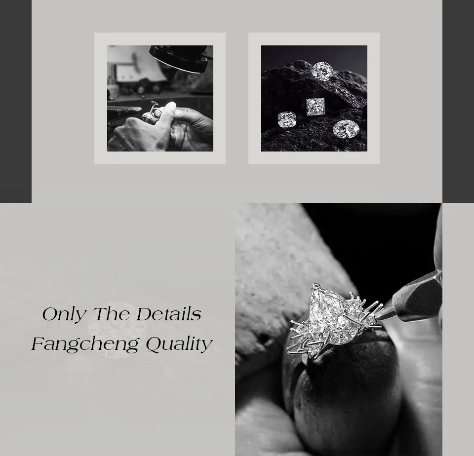 D-Color VVS1 Moissanite Pendant Necklace — 925 Sterling Silver, Rhodium-Plated (Certified)