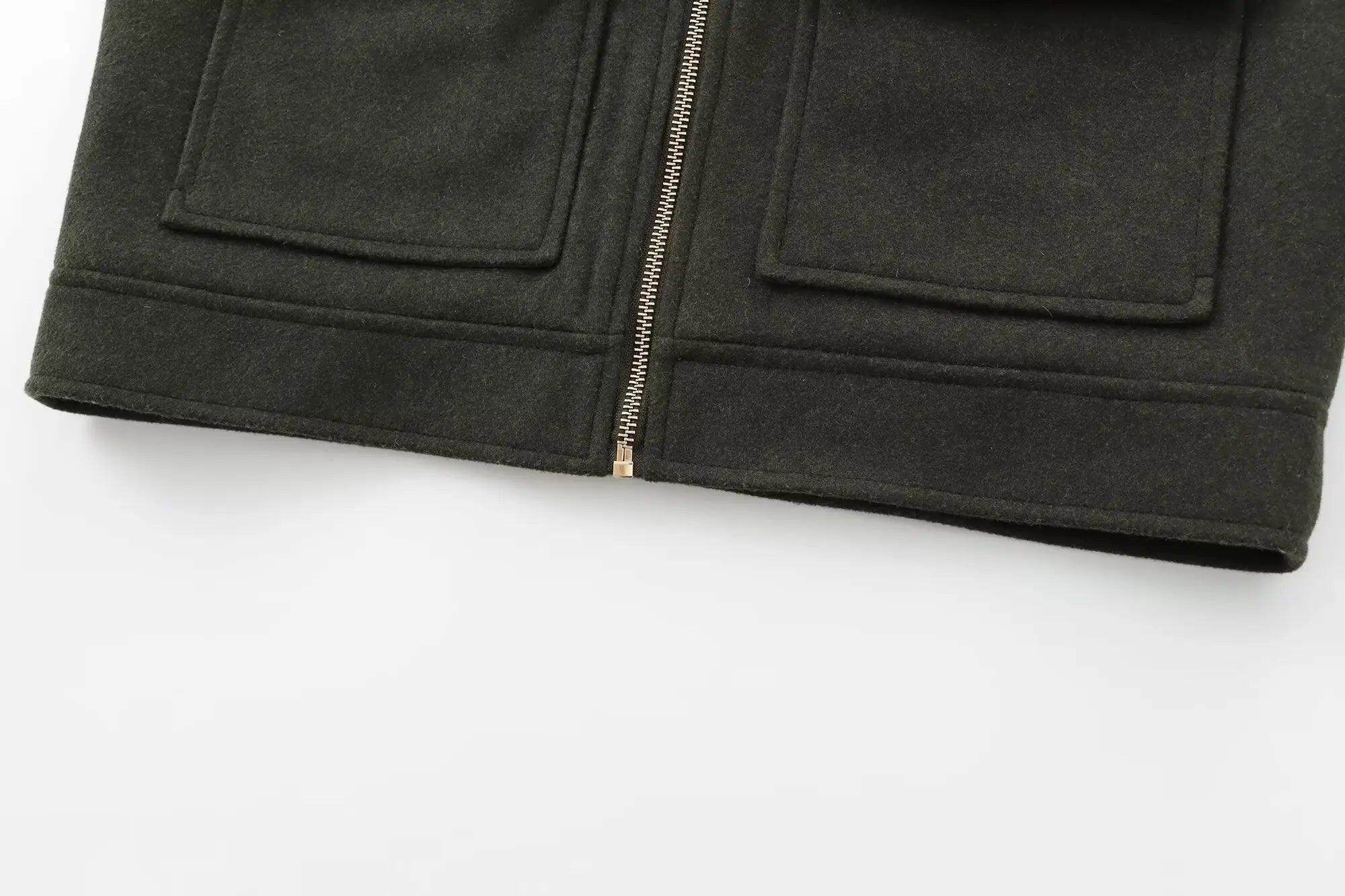 Cropped Zip Jacket with Utility Pockets
