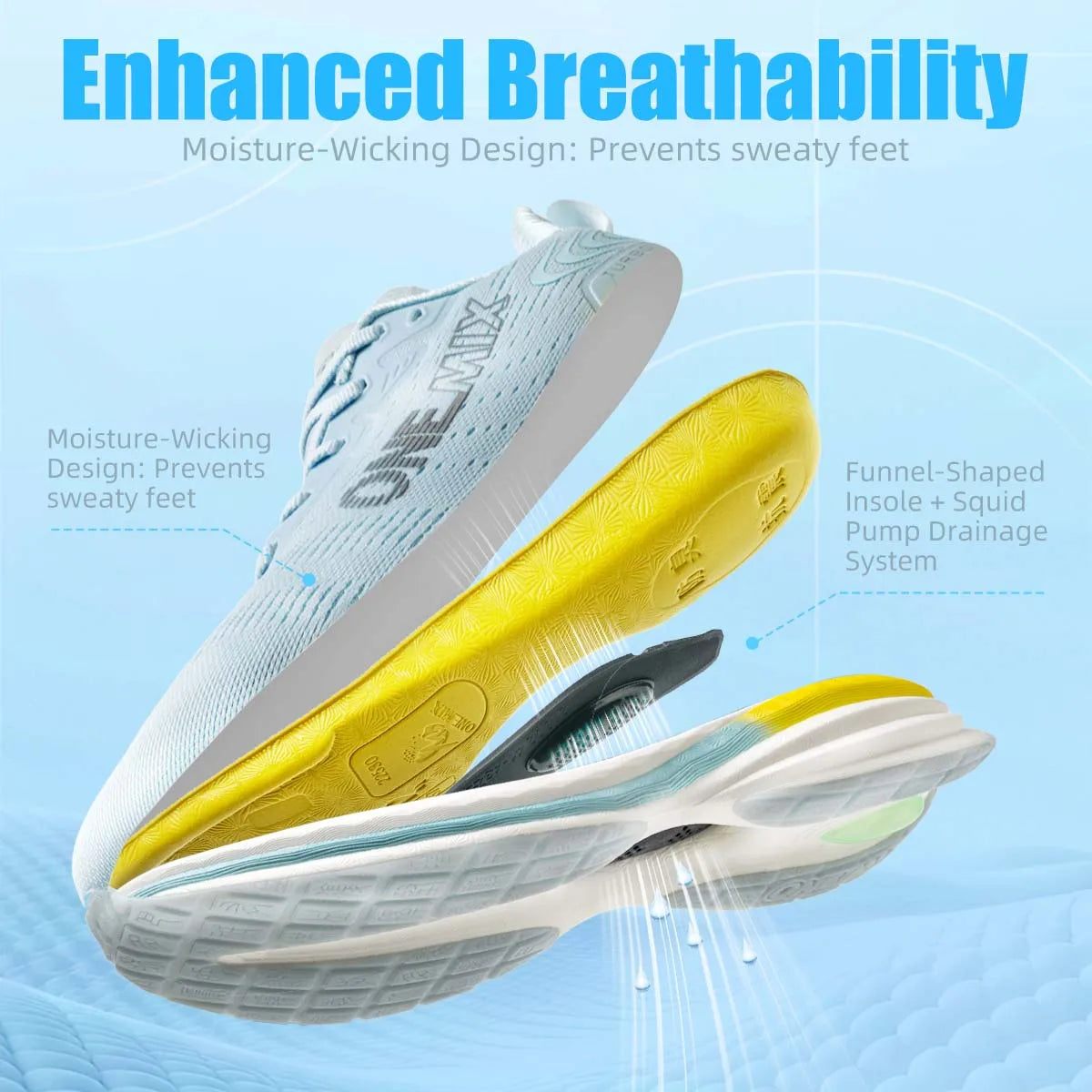 ONEMIX Air Flow Pulse Women’s Running Shoes