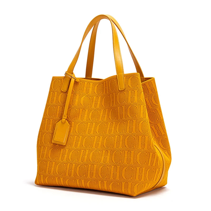 CHCH Luxury Knit Tote Bag – Large Capacity Casual Shopper