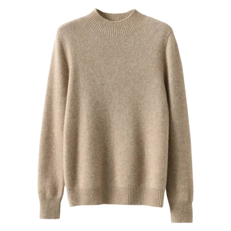 Mock-Neck Knit Sweater — Everyday Layering Essential