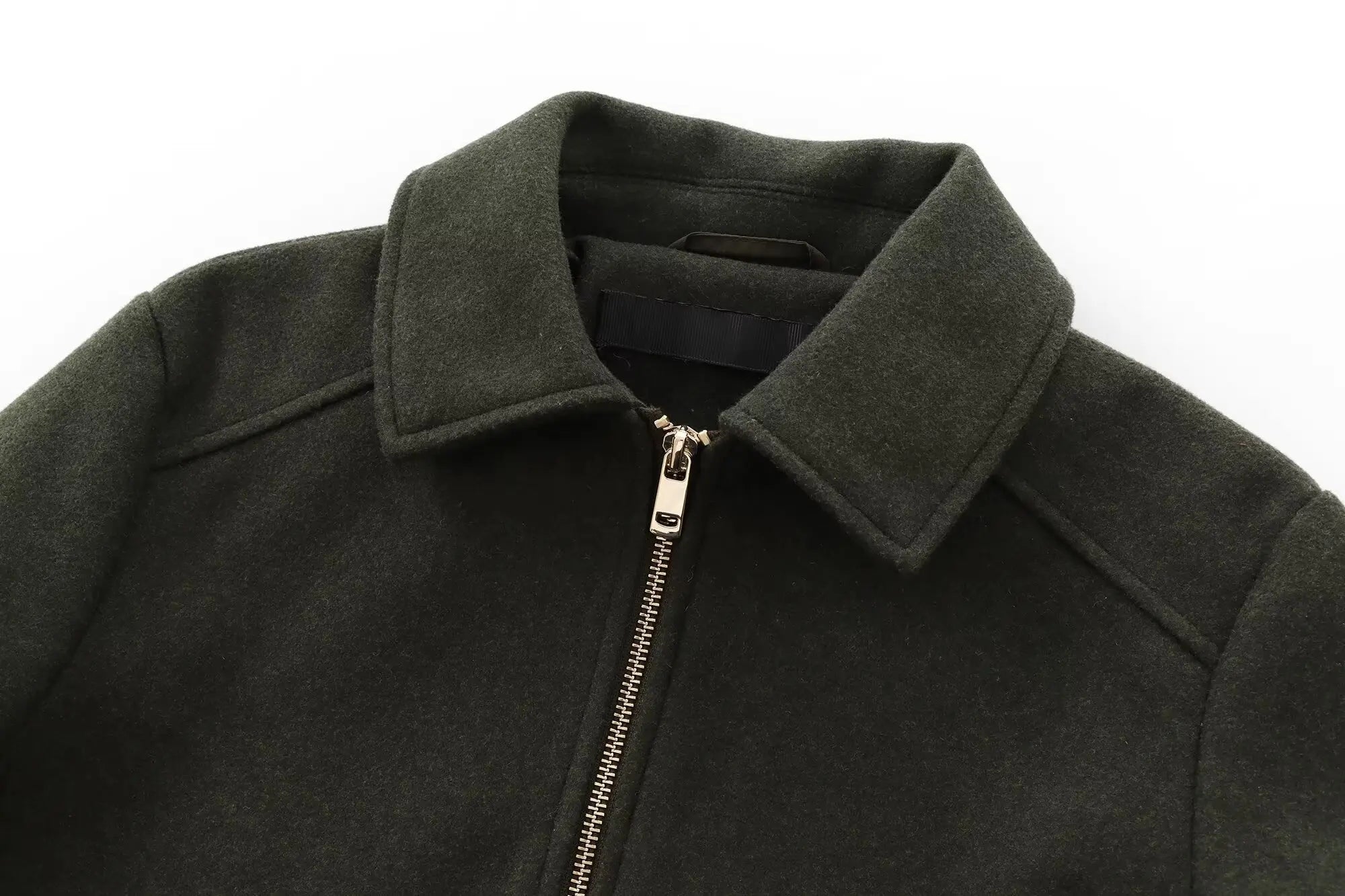 Cropped Zip Jacket with Utility Pockets