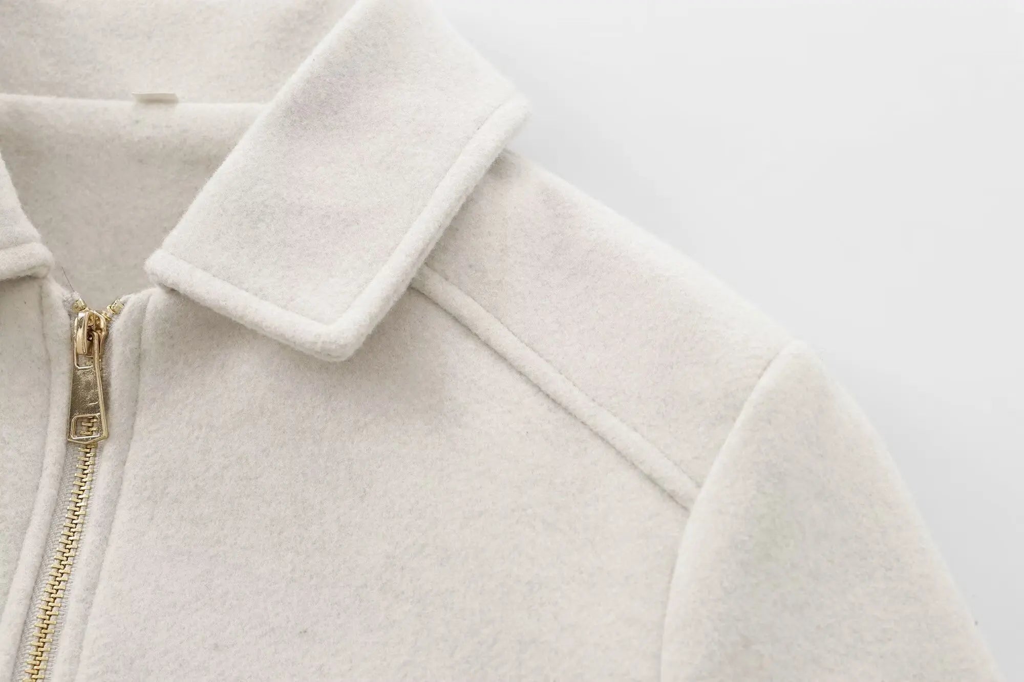 Cropped Zip Jacket with Utility Pockets