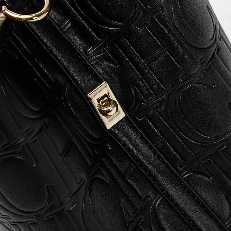 CHCH Luxury Embossed Tote Bag – Structured Casual Shopper