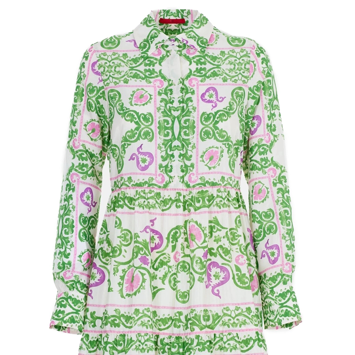 CHCH Floral Midi Dress – Elegant Summer Loose Shirt Dress