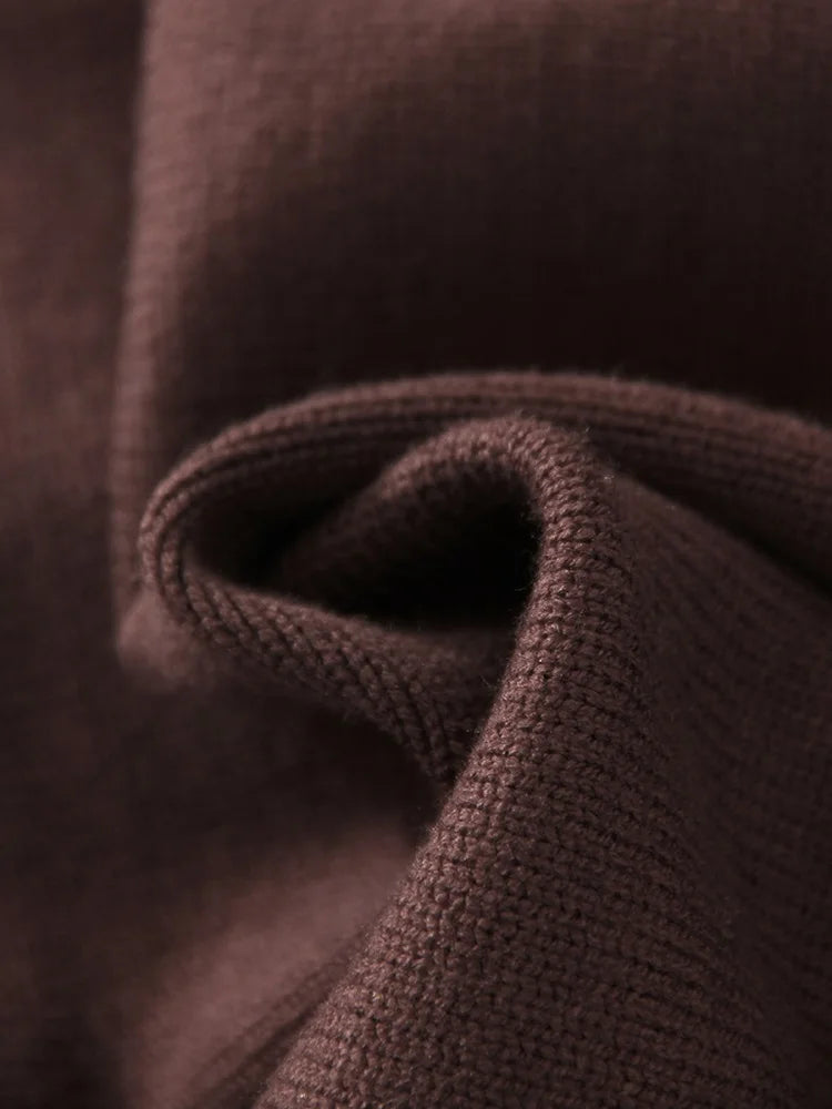 Signature Heavy Knit Turtleneck Sweater — Oversized Fit