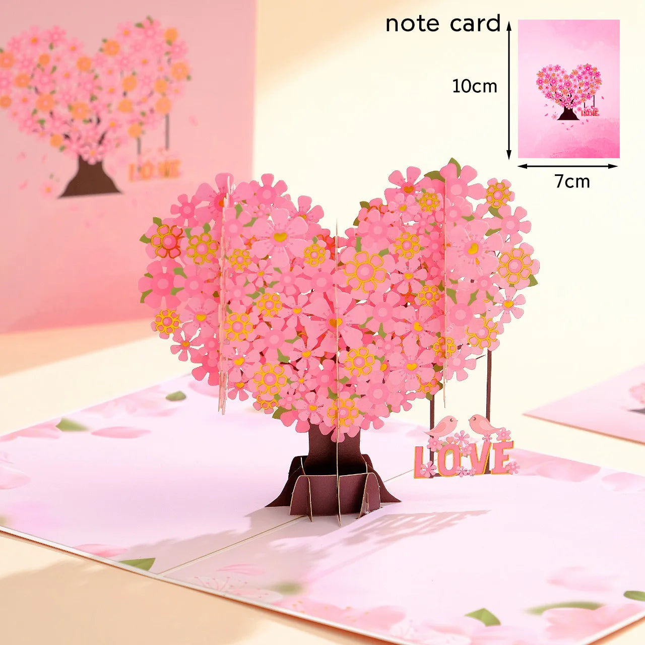 3D Pop-Up Flower Greeting Card – Romantic Valentine & Special Occasion Card