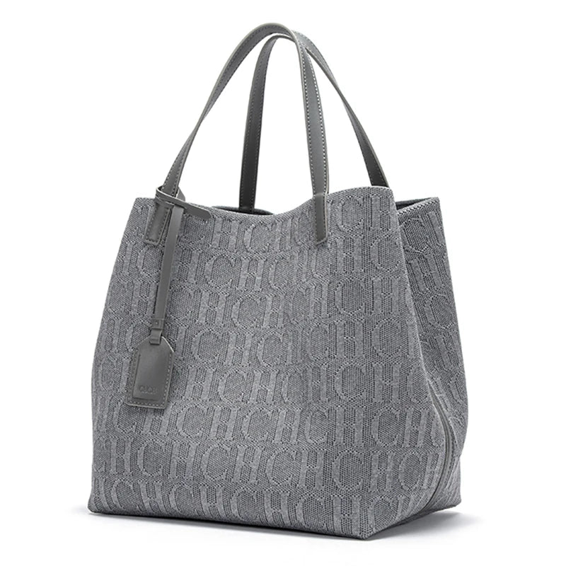 CHCH Luxury Knit Tote Bag – Large Capacity Casual Shopper