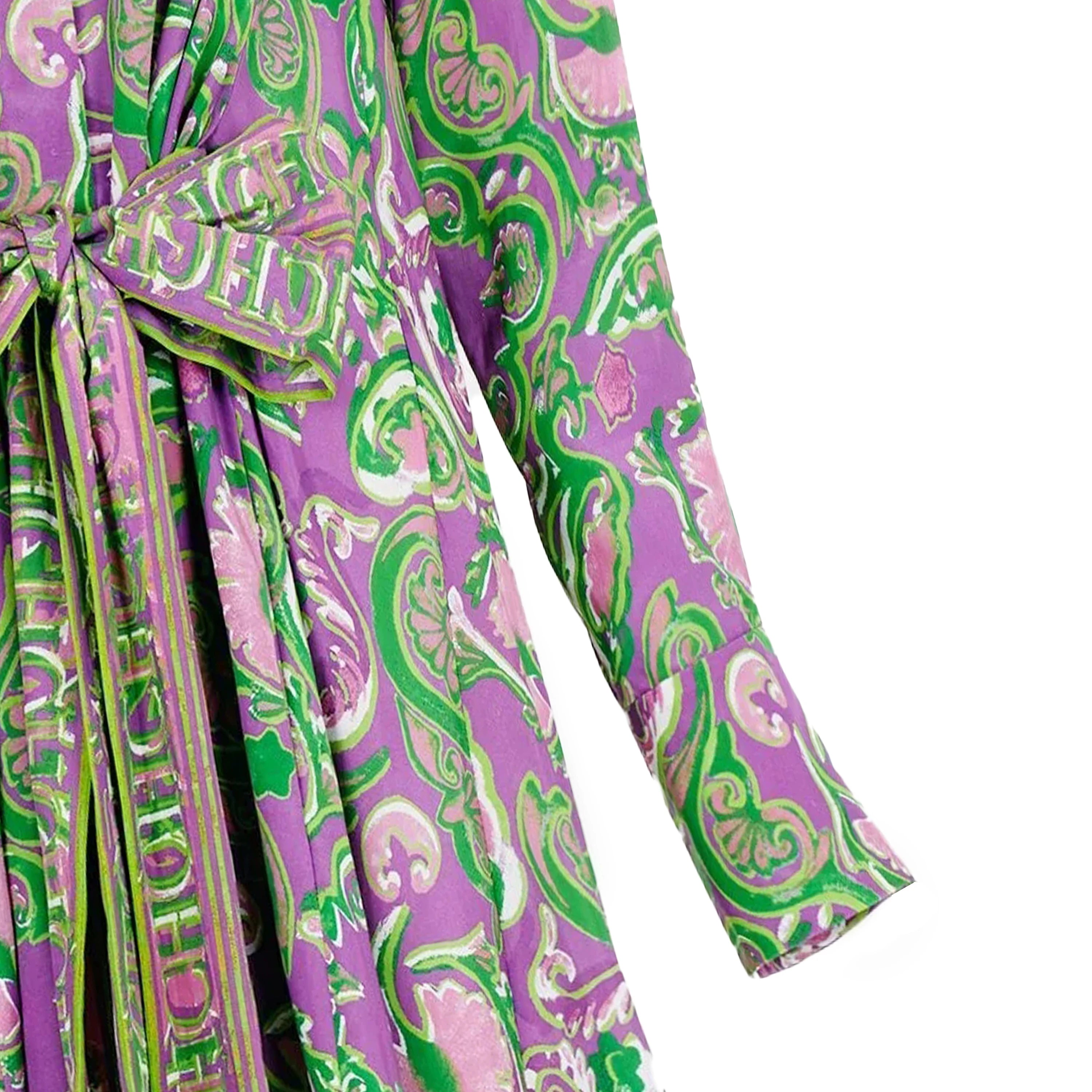 CHCH Floral Maxi Shirt Dress – Elegant Long Sleeve Summer Dress