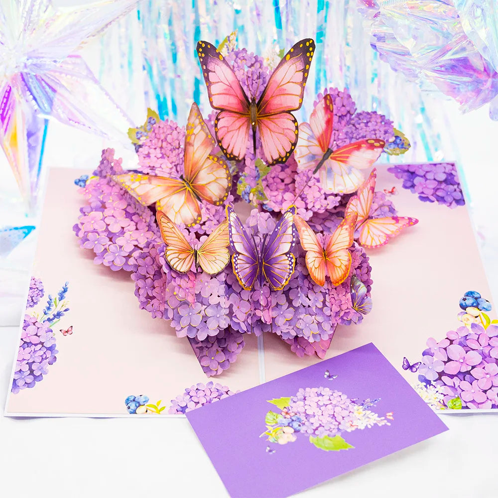 3D Pop-Up Flower Greeting Card – Romantic Valentine & Special Occasion Card
