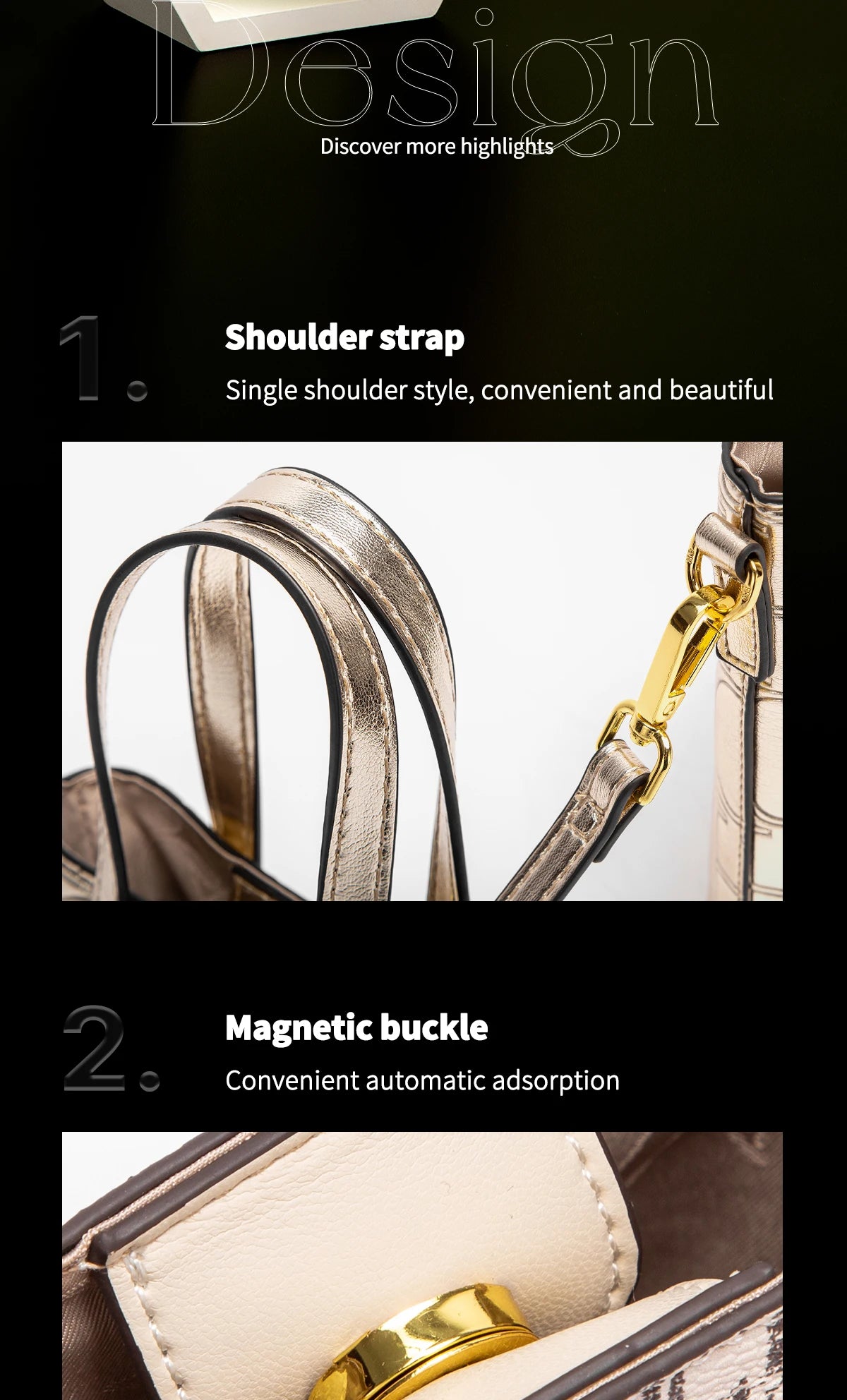 CHCH Luxury Monogram Phone Bag – Textured Crossbody Mini Tote