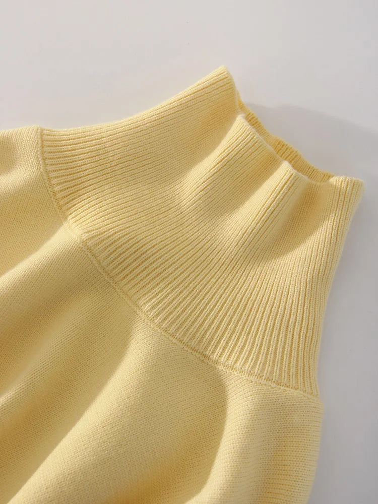 Signature Heavy Knit Turtleneck Sweater — Oversized Fit