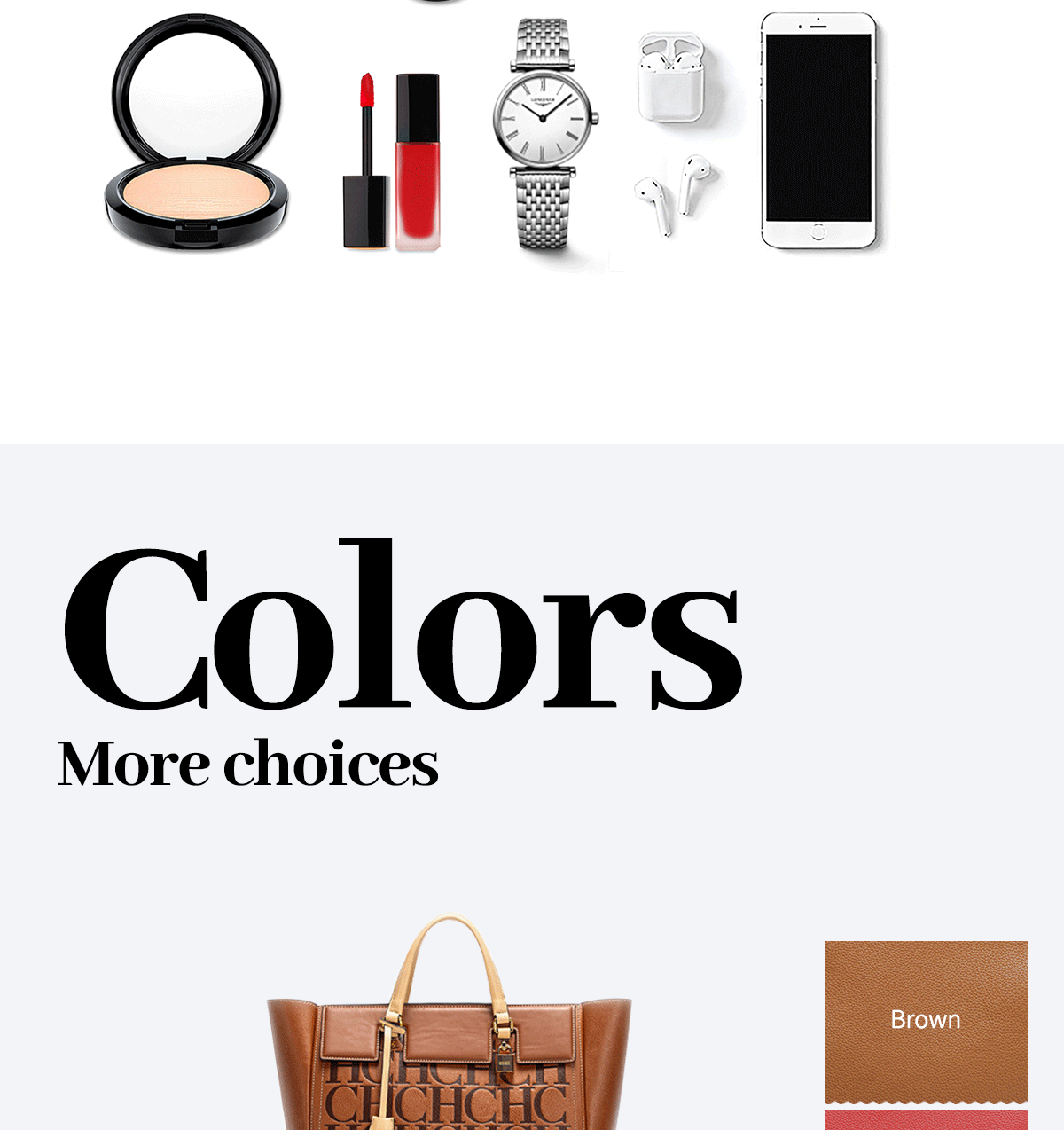 CHCH Embossed Monogram Tote Bag – Large Capacity Business & Everyday Tote