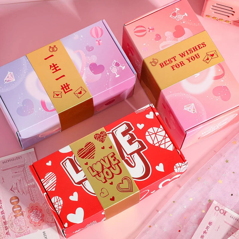 Valentine Surprise Explosion Gift Box – Jumping Love Box Set (12 Pieces)