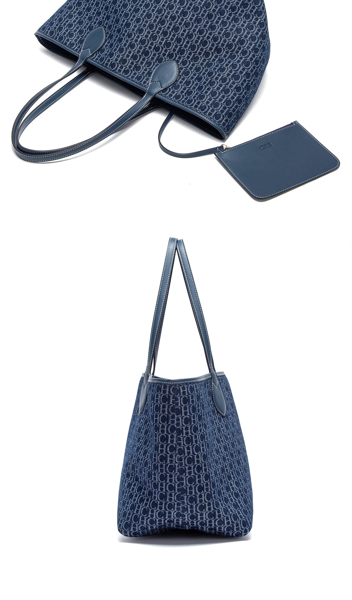 CHCH Luxury Large Capacity Tote Bag – Double-Sided Casual Shopper