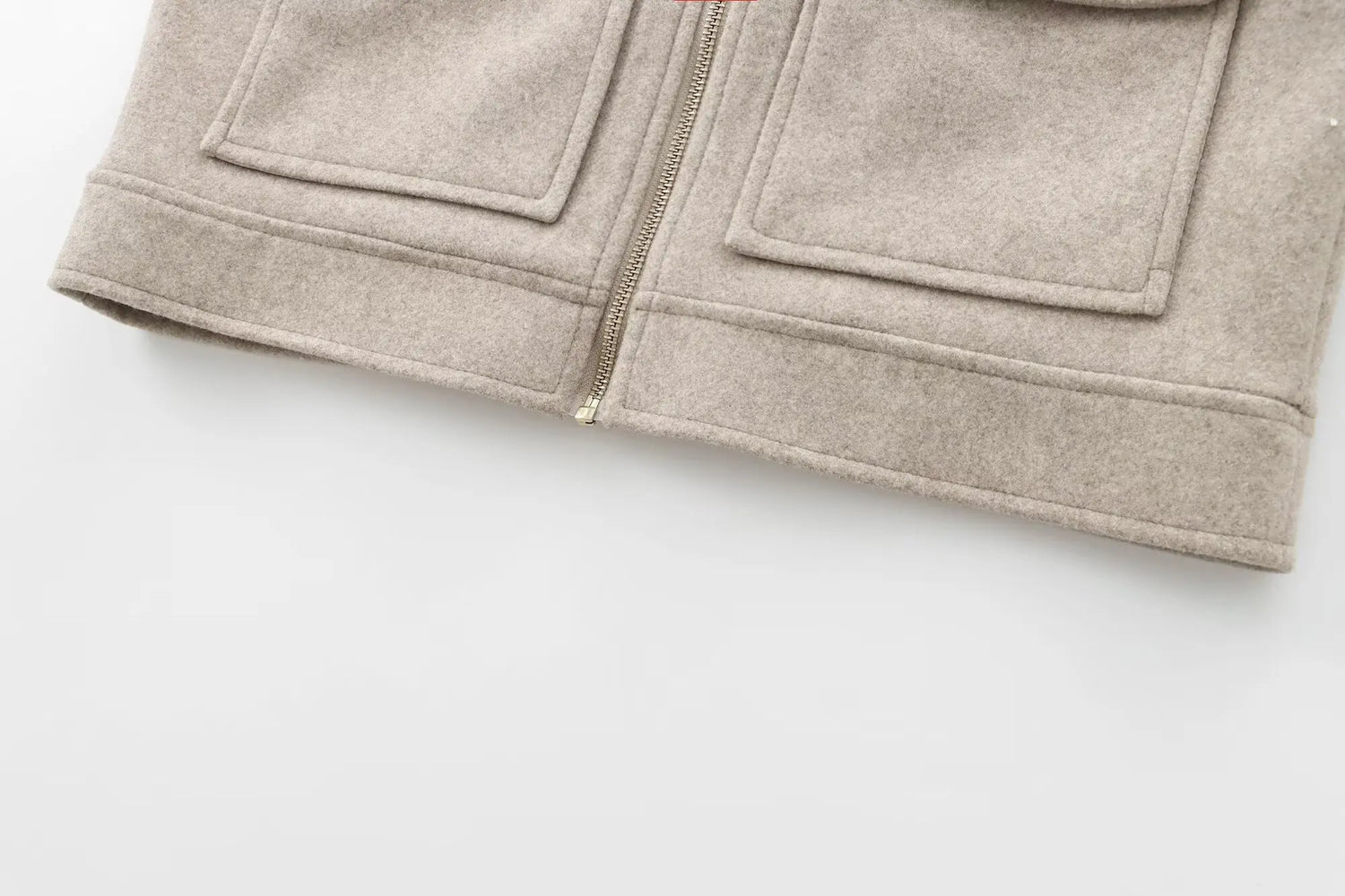 Cropped Zip Jacket with Utility Pockets