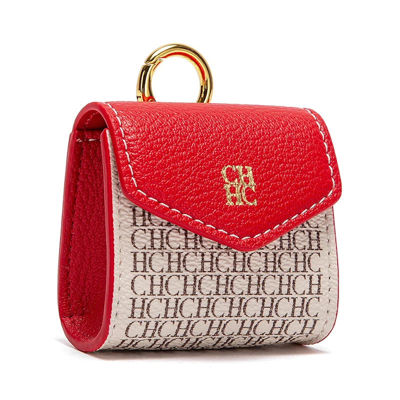 CHCH Luxury Signature Monogram Key Pouch – Mini Wallet Edition