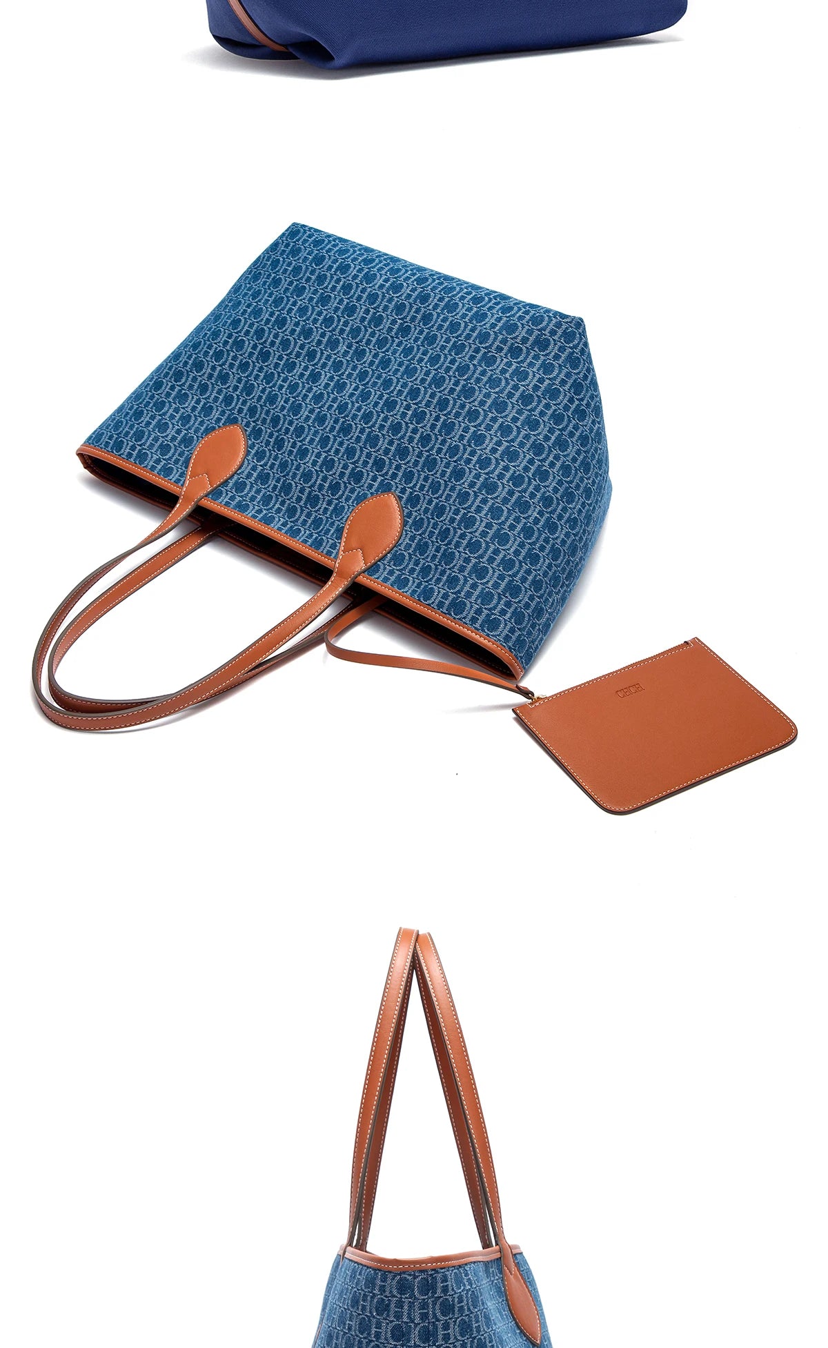 CHCH Luxury Large Capacity Tote Bag – Double-Sided Casual Shopper