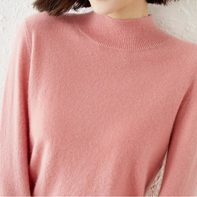 Mock-Neck Knit Sweater — Everyday Layering Essential