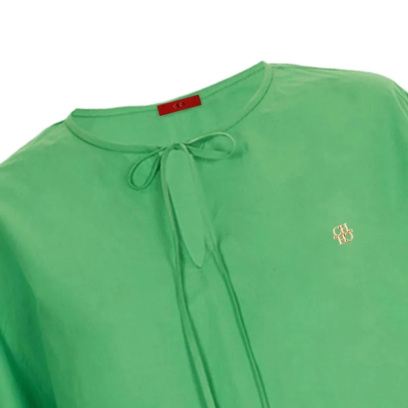 CHCH Summer Loose Blouse – V-Neck Half Sleeve Casual Top