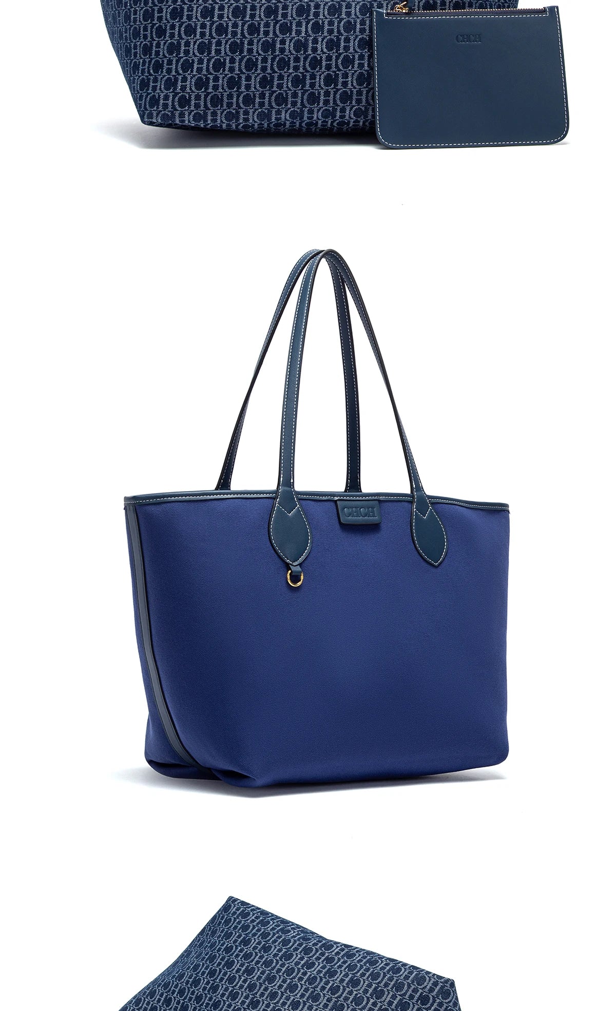 CHCH Luxury Large Capacity Tote Bag – Double-Sided Casual Shopper