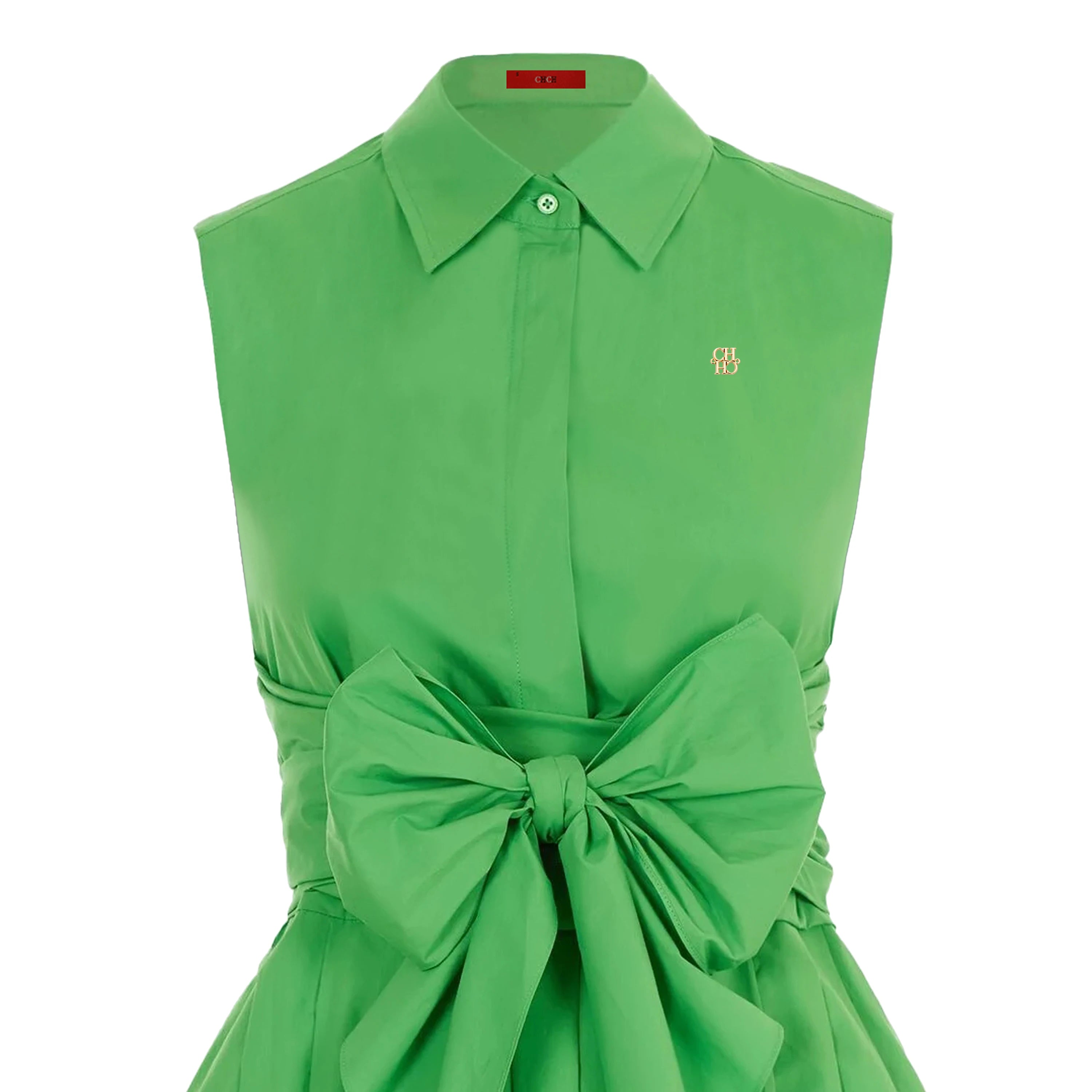 CHCH Sleeveless Elegant Midi Dress – Summer A-Line Office Style