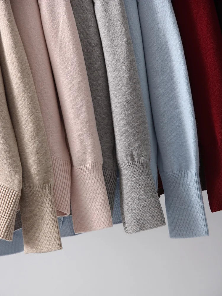 Signature Heavy Knit Turtleneck Sweater — Oversized Fit