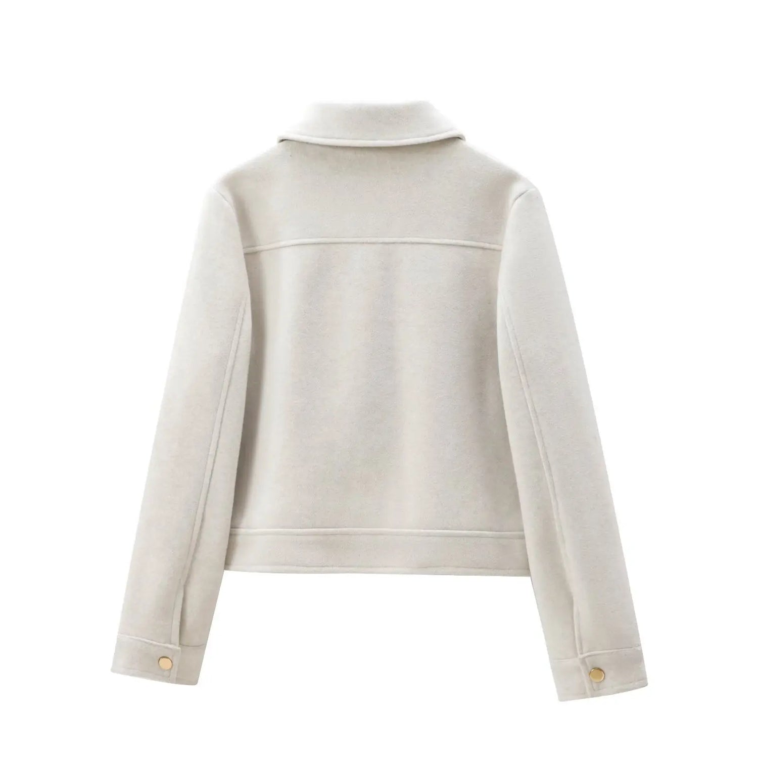 Cropped Zip Jacket with Utility Pockets