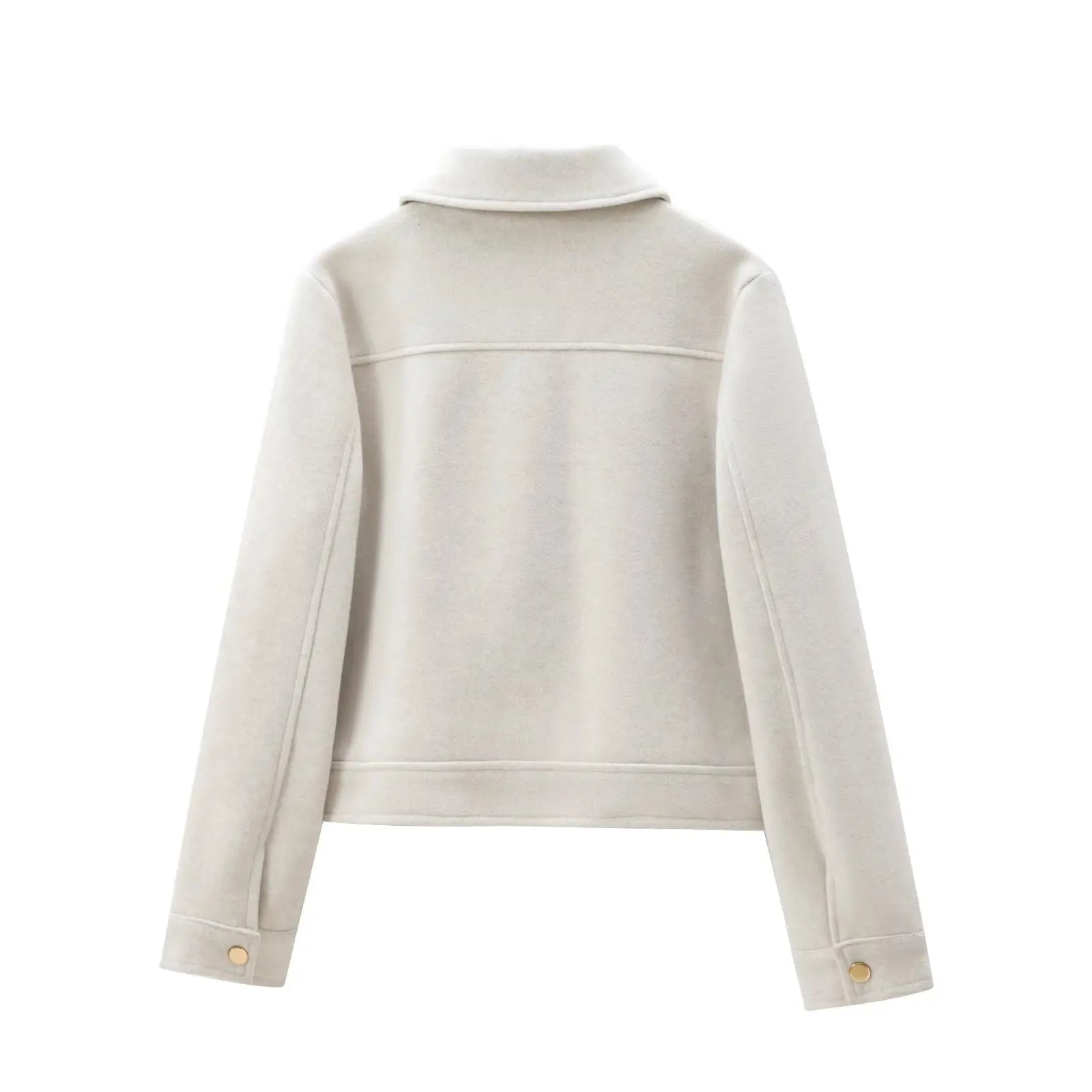 Cropped Zip Jacket with Utility Pockets