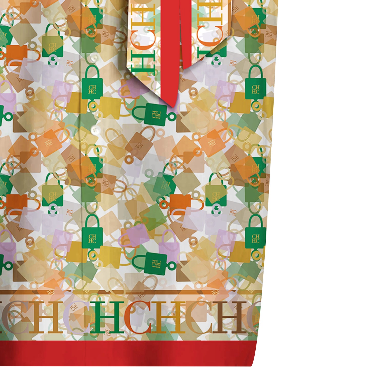 CHCH Printed Midi Shirt Dress – Elegant Summer Casual Dress