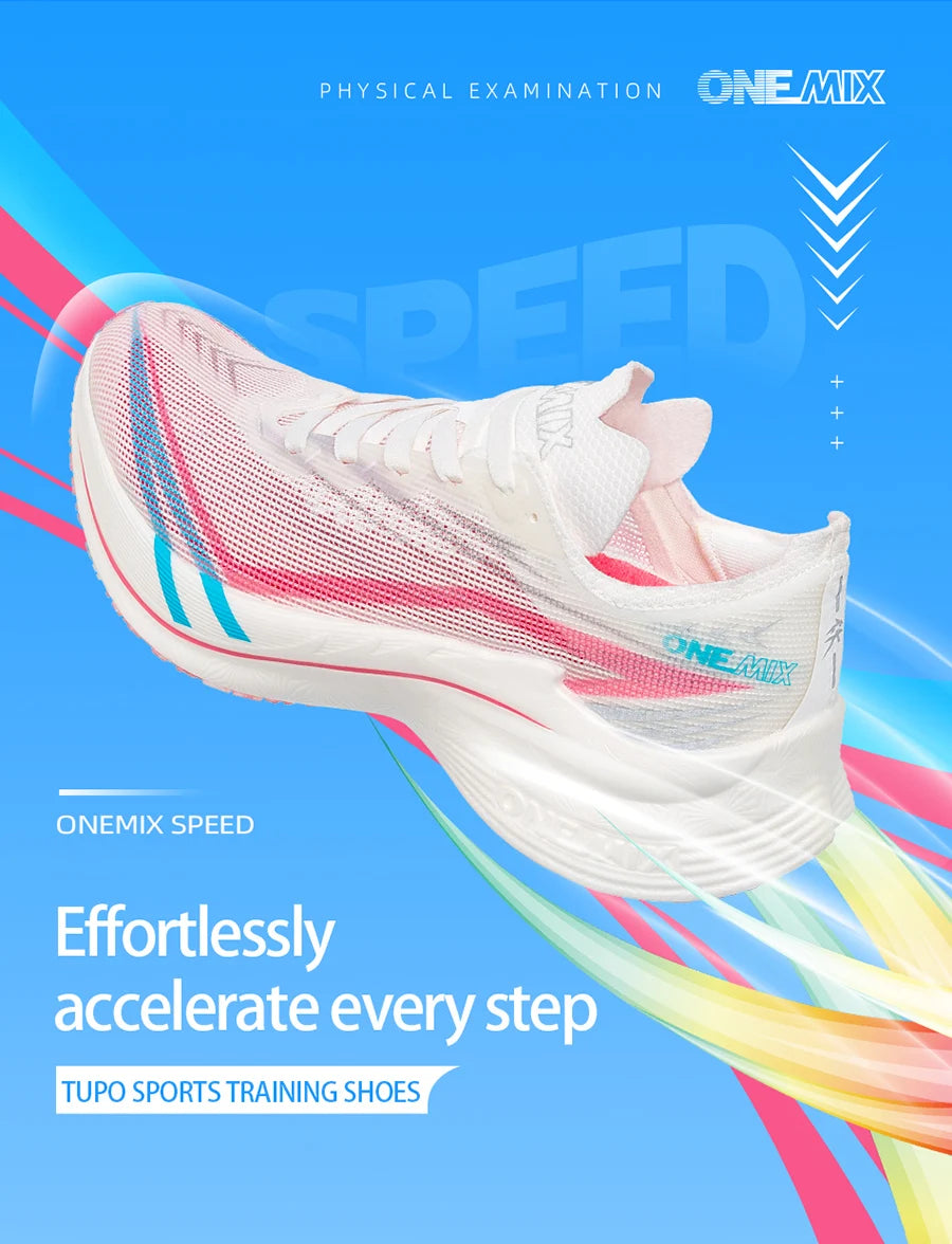 ONEMIX ColorShift Duo Women’s Nylon Plate Running Shoes