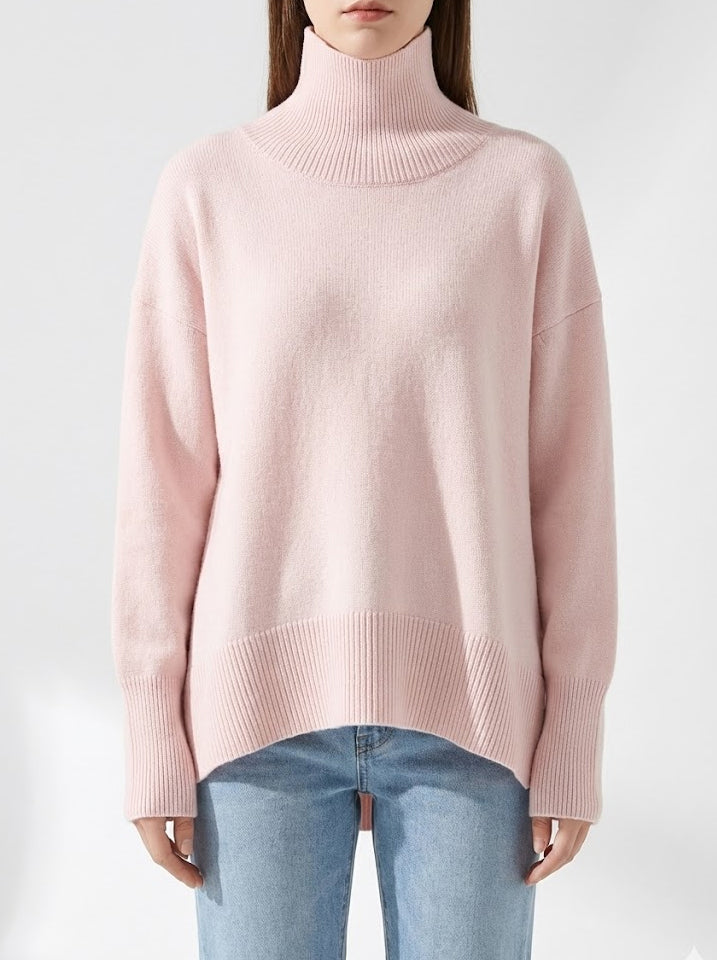 Signature Heavy Knit Turtleneck Sweater — Oversized Fit