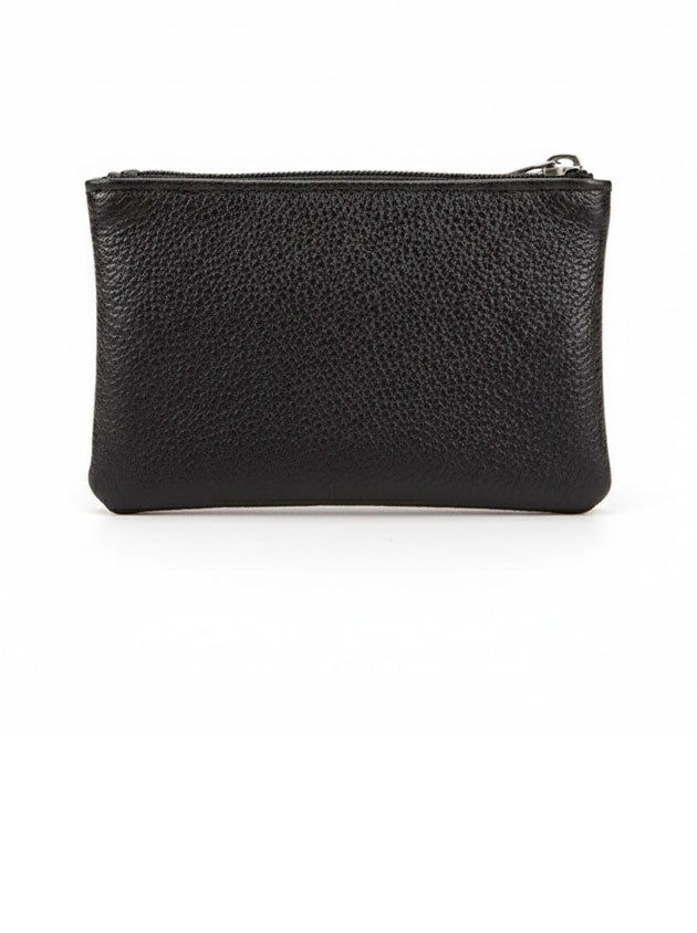 Women’s Minimalist PU Zipper Card Wallet & Key Pouch