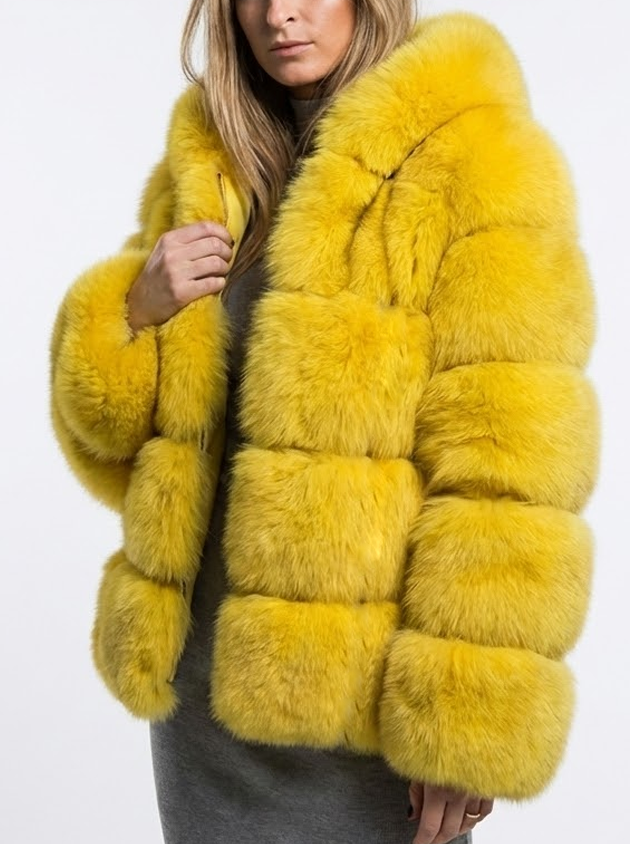 Signature Luxe Faux-Fur Hooded Coat