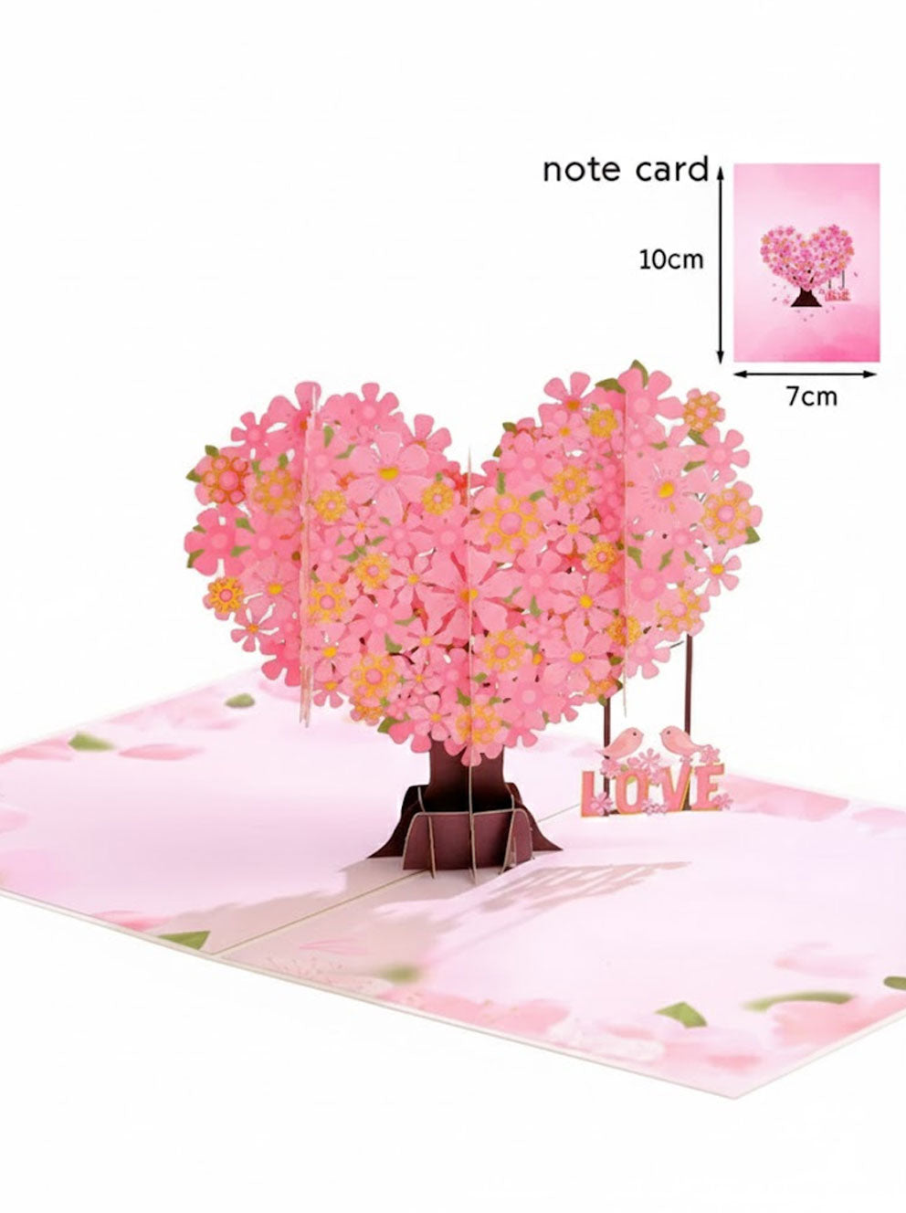 3D Pop-Up Flower Greeting Card – Romantic Valentine & Special Occasion Card